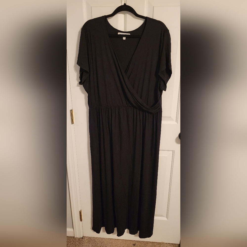 Meri Skye faux wrap dress, size 3X
